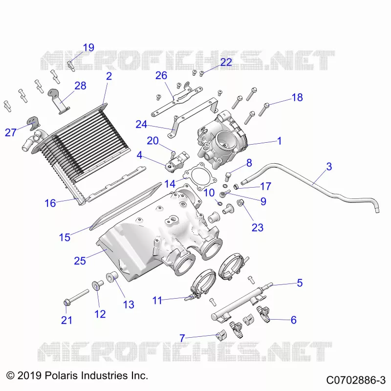 ENGINE, LUFTEINLASS MANIFOLD