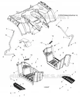 HINTER CAB AND FOOTWELL