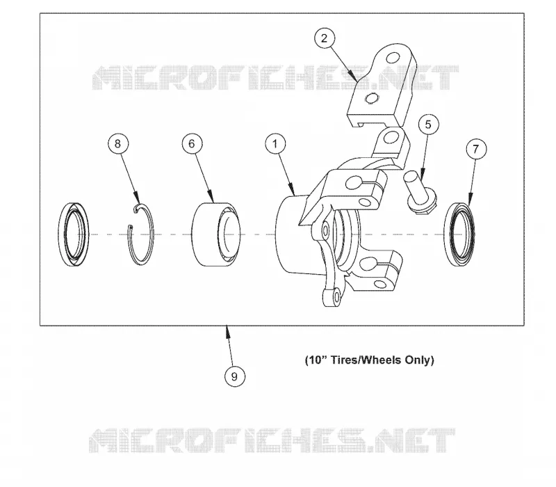 LENKUNG, KNUCKLE, RIGHT, 7.56 DISC