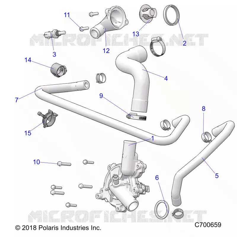 MOTOR, WATERPUMP AND BYPASS