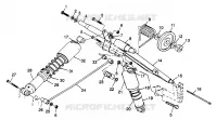 HINTER Drehmomentarm 500 EFI 0973774 (4938423842B012)