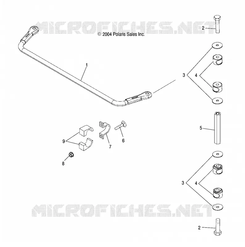 HINTER SPREIZE STABILISATOR (2X4)(4X4)