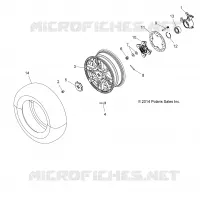 RADS, FRONT AND HUB