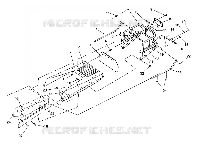 RACK   TUNNEL EXTENSION LITE GT/0933133 AND STARLITE GT/0933127 (4923232323005A)