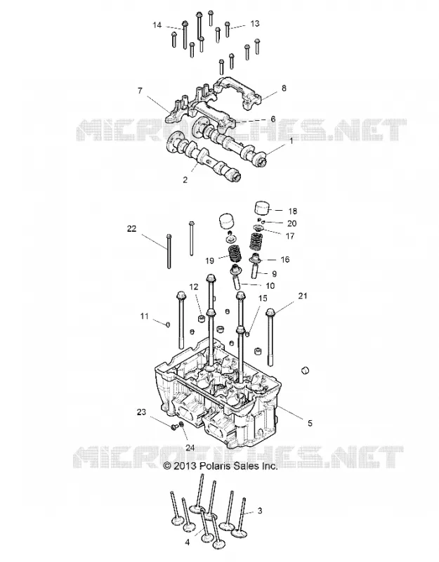 ZYLINDER HEAD AND VALVES