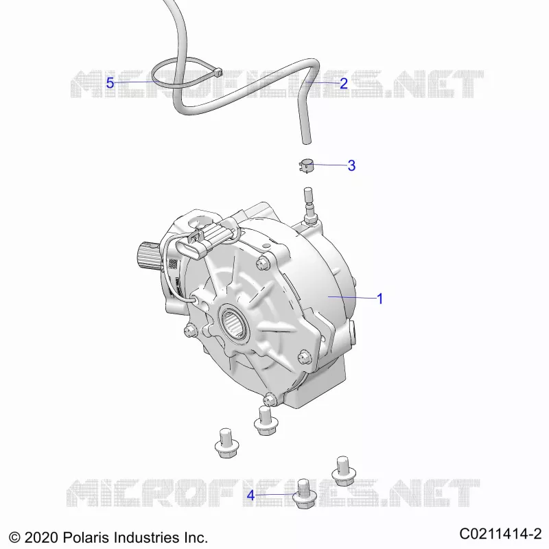ANTRIEB, FRONT GEARCASE MOUNTING