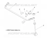 SUSPENSION, REAR STABILISATORSTANGE