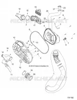 DRIVE TRAIN, CLUTCH COVER AND DUCTING