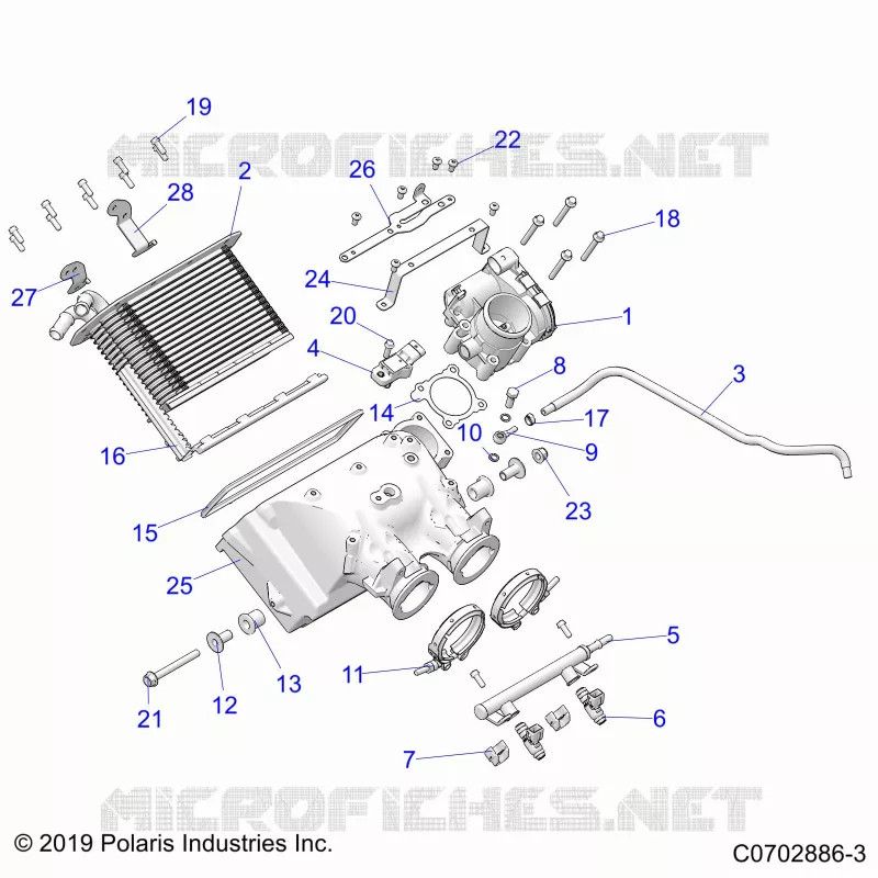 ENGINE, LUFTEINLASS MANIFOLD