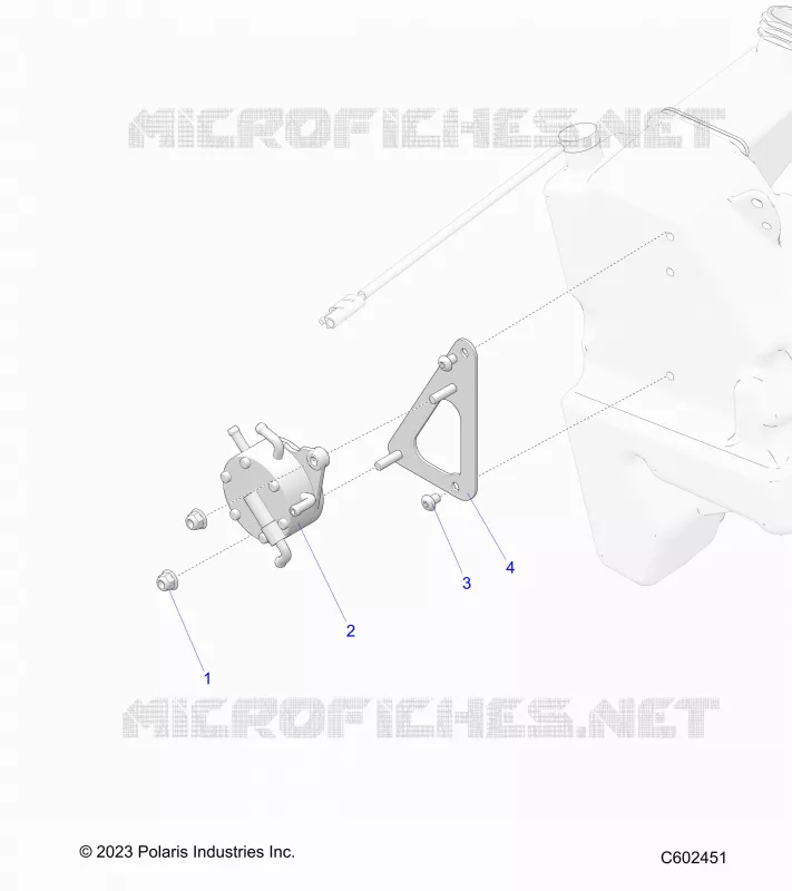 KRAFTSTOFFSYSTEM, FUEL PUMP MOUNTING