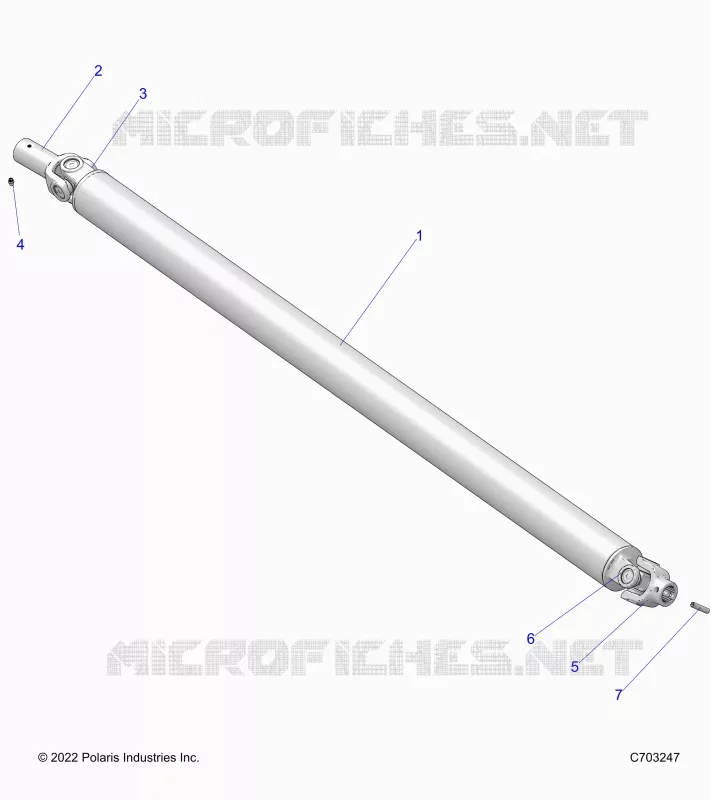 ANTRIEB, PROP SHAFT,FRONT