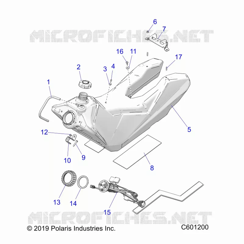 KRAFTSTOFFSYSTEM, FUEL TANK ASM.