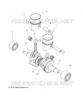 ENGINE, PISTON   KURBELWELLE