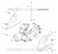 GETRIEBEGEHÄUSE, MOUNTING, REAR (BUILT BEFORE 1/15/07)