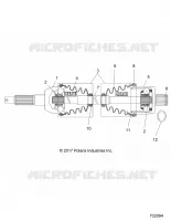 ANTRIEB, REAR DRIVE SHAFT