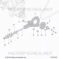 ANTRIEB, CHAIN TENSIONER AND SPROCKET