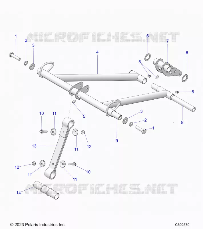 SUSPENSION, FRONT DREHMOMENTARM