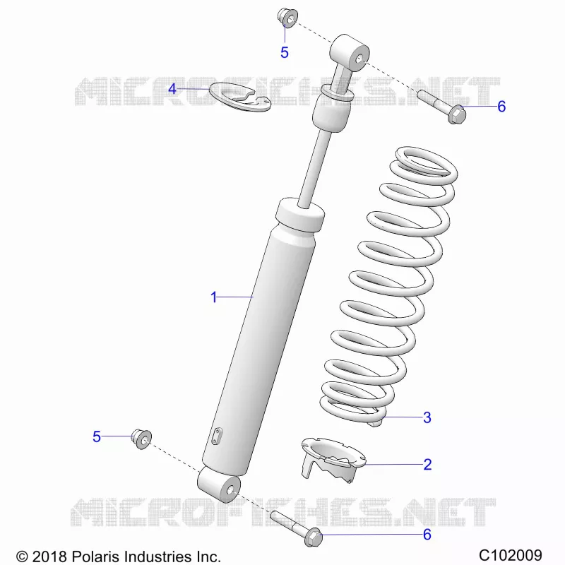 SUSPENSION, FRONT SHOCK