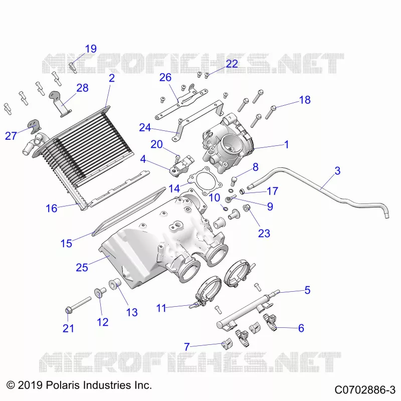 ENGINE, LUFTEINLASS MANIFOLD