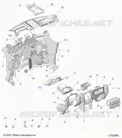 INSTRUMENTENTAFEL AND FRONT CLOSEOFF