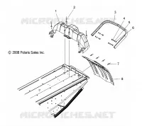 HINTERE STOSSSTANGE, SNOWFLAP and RÜCKLICHT HOUSING
