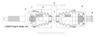 DRIVE TRAIN, HINTEN DRIVE SHAFT