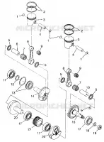KOLBEN   KURBELWELLE  500 0972764, EUROPEAN 500 E972764, 500 SKS 0972564, (4938393839D004)