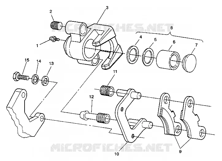 FRONT BREMSE Trail Boss W938527 (4924072407012A)
