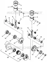 KOLBEN   KURBELWELLE 440 XCR SP 0961760 (4931583158C010)