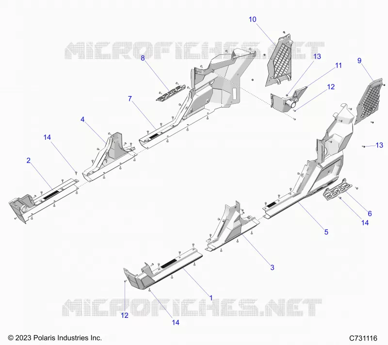 KAROSSERIE HINTEN FENDERS AND ROCKERS