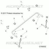 FRONT SUSPENSION STABILIZER BAR- R19RSW99AS/A9/AD/BS/B9/BD (C700032)