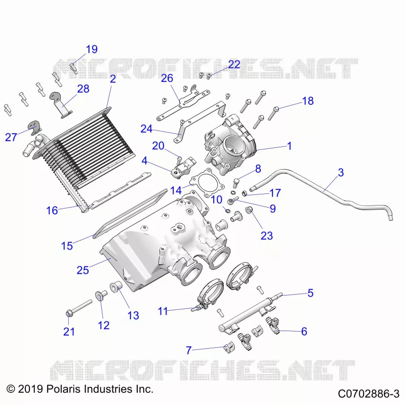 ENGINE, LUFTEINLASS MANIFOLD