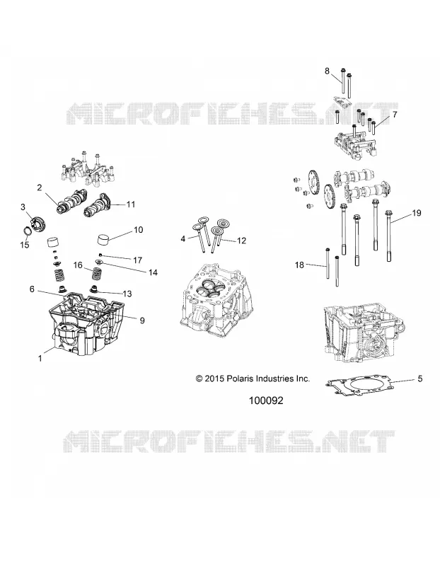 ENGINE, ZYLINDERKOPF, CAMS AND VALVES