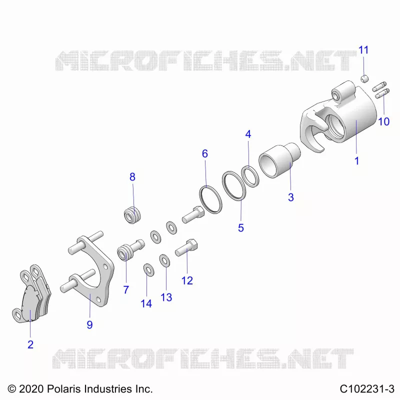 BRAKES, BRAKE BREMSZANGE HINTEN