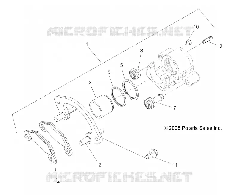 HINTERBREMSE CALIPER