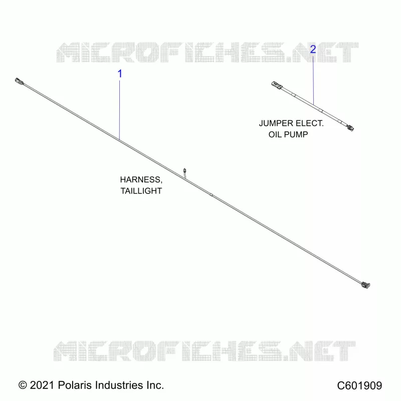 ELEKTRIC, JUMPER WIRES & TAILLIGHT HARNESS