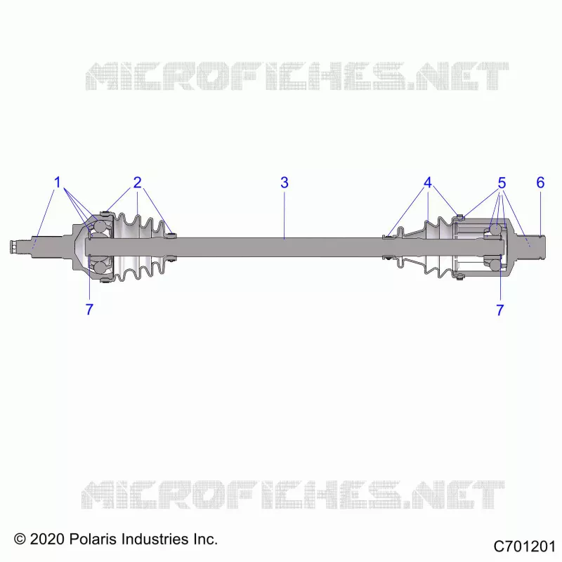 ANTRIEB, FRONT HALF SHAFT