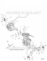 ENGINE, ENGINE AND ÃŒBERTRAGUNG MOUNTING