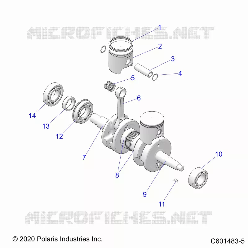 ENGINE, PISTON AND KURBELWELLE