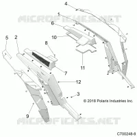 KAROSSERIE HINTEN FENDERS AND BEZELS- Z22NAS99CZ (C700248-8)