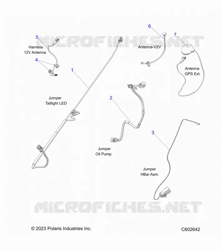 ELEKTRIC, JUMPER WIRES, ANTENNAS, HARNESS
