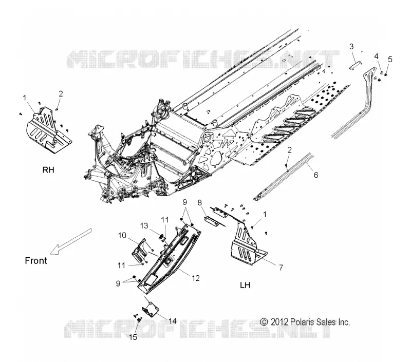CHASSIS, CLUTCH GUARD AND FUßSTÜTZES