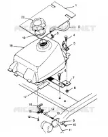 TANK ASSEMBLY 4x4 300 W958130 (4930183018A012)