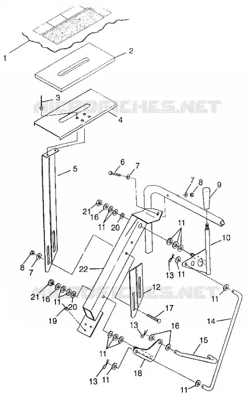 VERSCHIEBUNG LINKAGE WIDETRAK GT 0972061 and EUROPEAN WIDETRAK GT E972061 (4938173817C004)