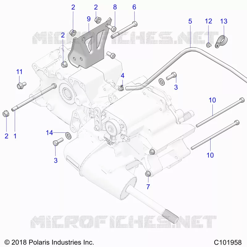 ANTRIEB, MAIN GEARCASE MOUNTING