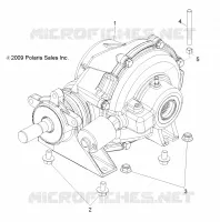 ANTRIEB, REAR GEARCASE MOUNTING