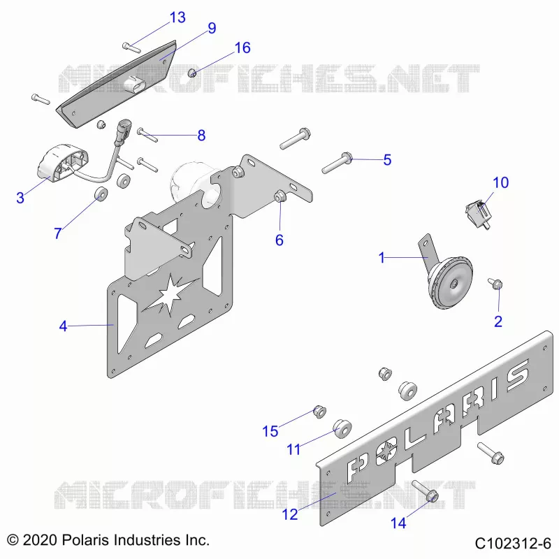 ELEKTRIC, HORN, FOG LIGHT, AND LICENSE PLATE LIGHT
