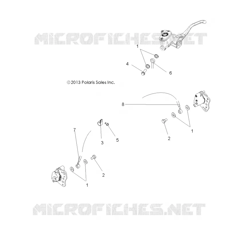 VORDERBREMSE BRAKE LINES