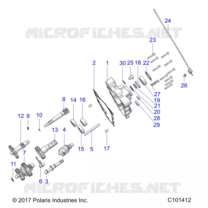 DRIVE TRAIN, MAIN GEARCASE
