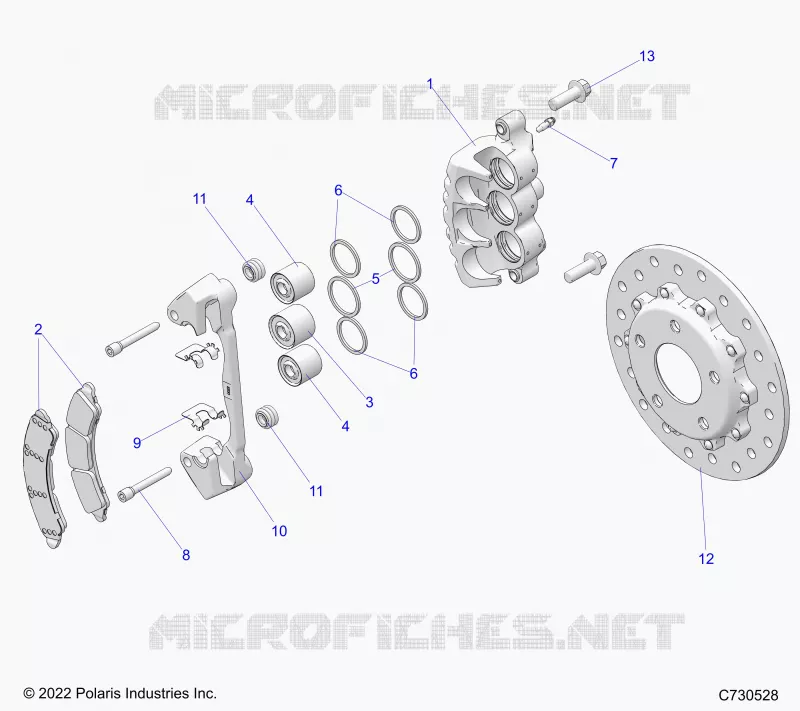 BRAKES, BREMSZANGE VORNE